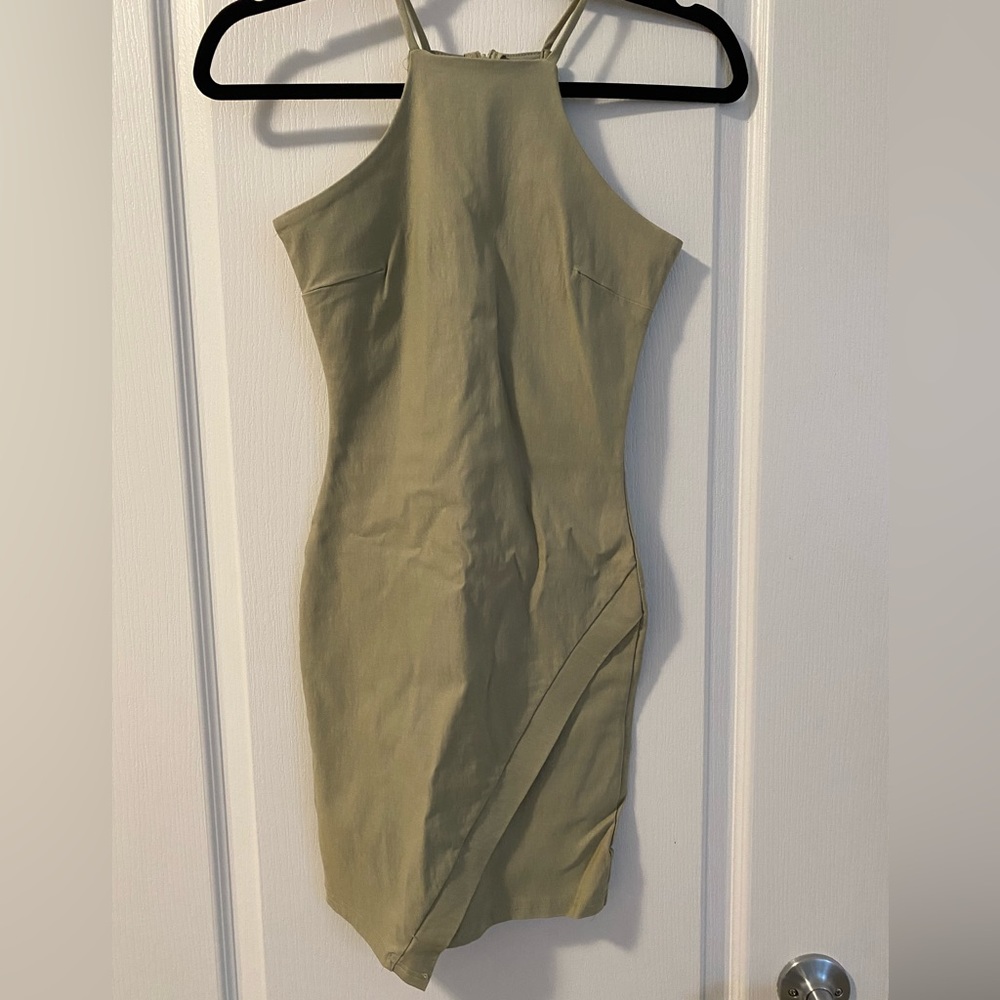 Flattering mint green dress